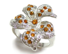 Flower Crystal Ring