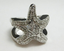 Starfish CZ Ring