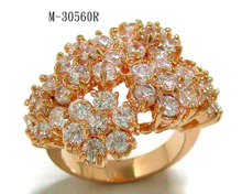 Flower Goldtone Ring