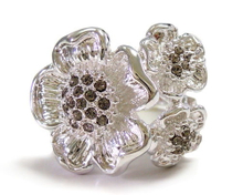 Crystal Flower Ring