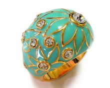 Crystal and Enamel Ring