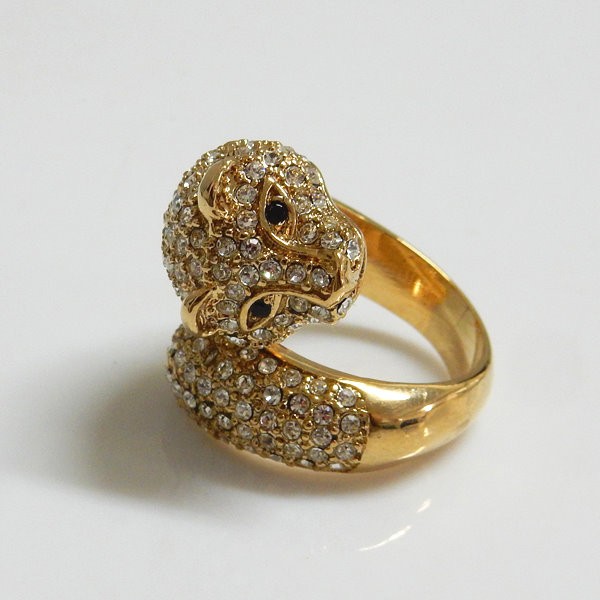 Leopard Crystal Ring
