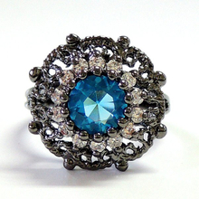 Gunmetal Blue Ring